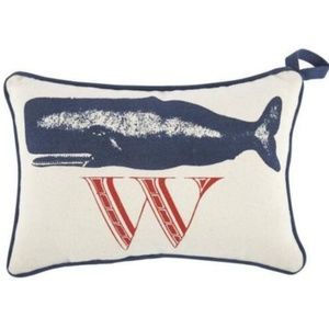 Thomas Paul Collection W Whale Door Pillow Hang